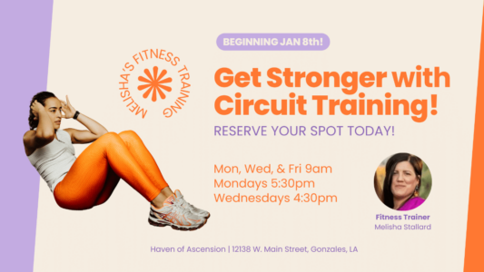 Elevate Your Fitness with Circuit Training at Haven of Ascension (Monday/Wednesday/Friday)